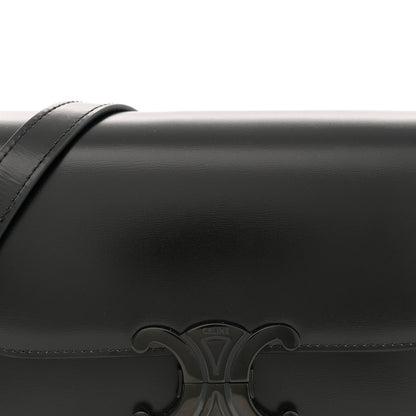 Celine Shiny Calfskin Teen Cuir Triomphe Black 7 of 9