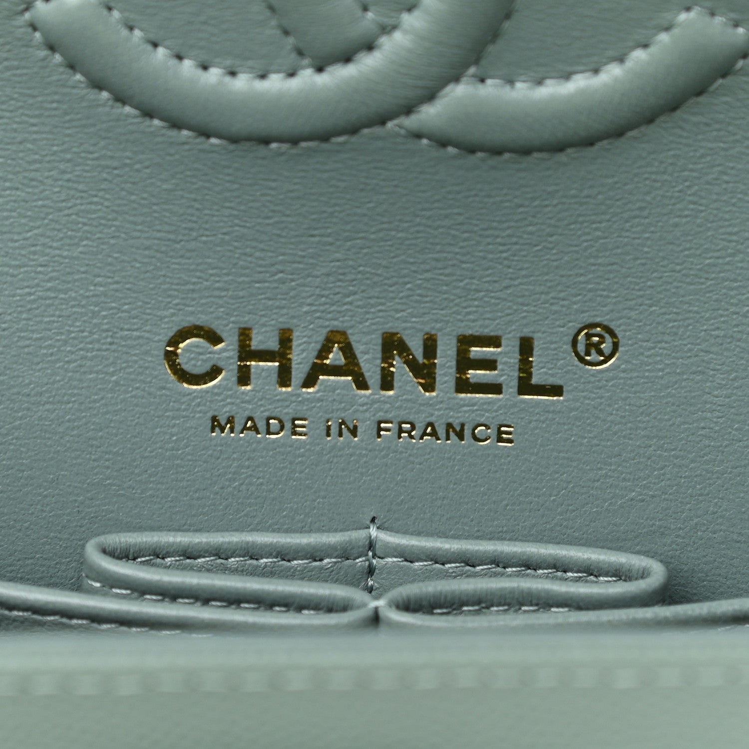Chanel Caviar Quilted Small Double Flap Light Blue 6 of 9