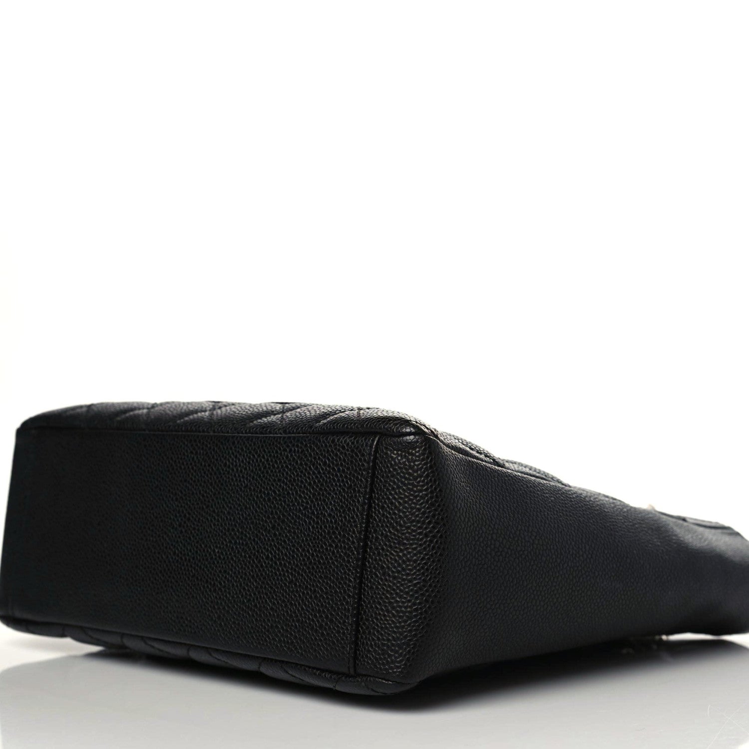 Chanel Caviar Quilted Petit Shopping Tote PST Black 7 of 10