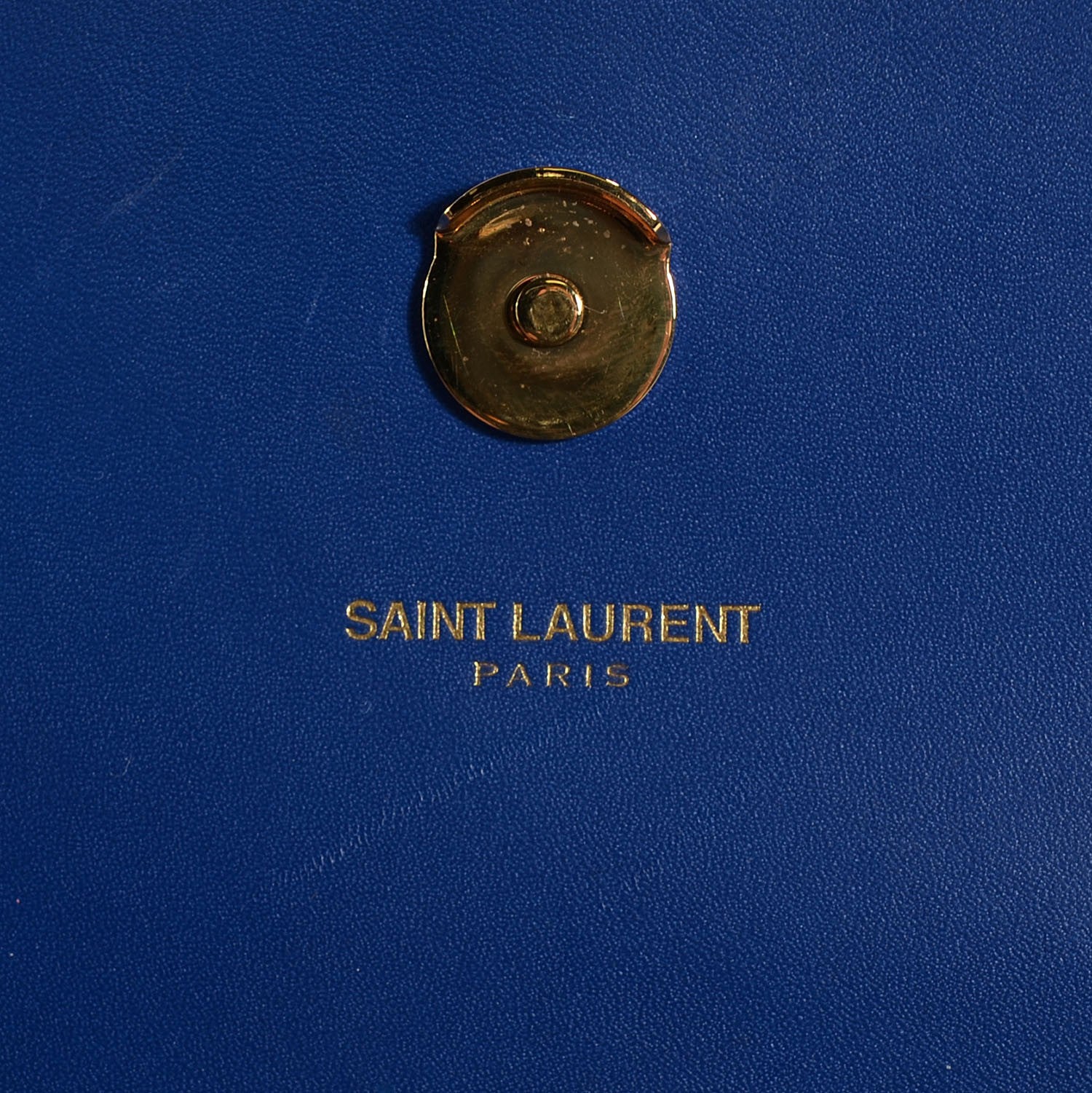Saint Laurent Calfskin Small Classic Monogram Kate Tassel Satchel Royal Blue 6 of 8