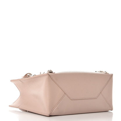 Balenciaga Grained Calfskin Gold Metallic Edge Hardware Papier Mini A4 Bois de Rose 5 of 10