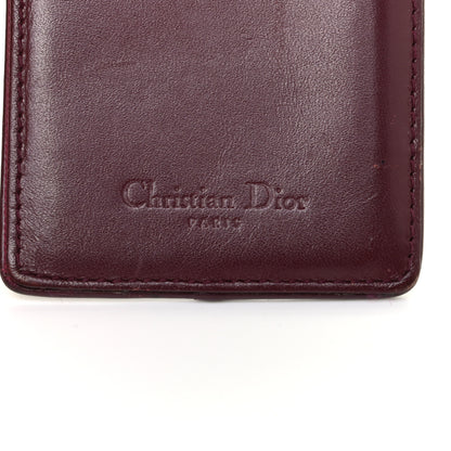 Christian Dior Calfskin Oblique Card Holder Bordeaux 6 of 7