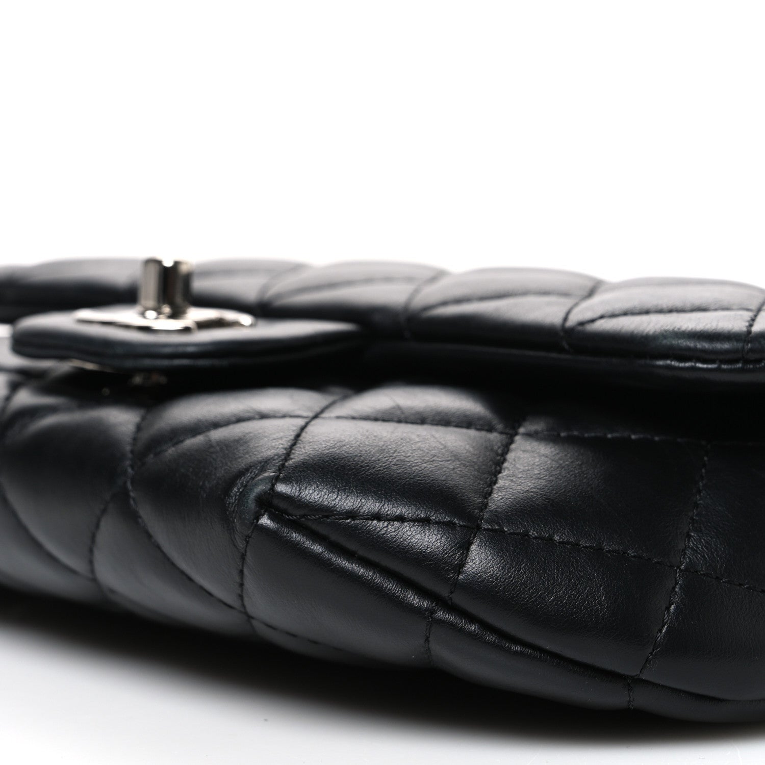 Chanel Calfskin Quilted CC Uniform Flap Belt Bag Black 10 of 10