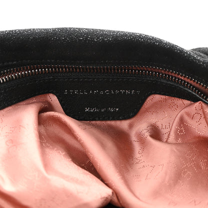 Stella McCartney Metallic Shaggy Deer Big Falabella Tote Black 7 of 11