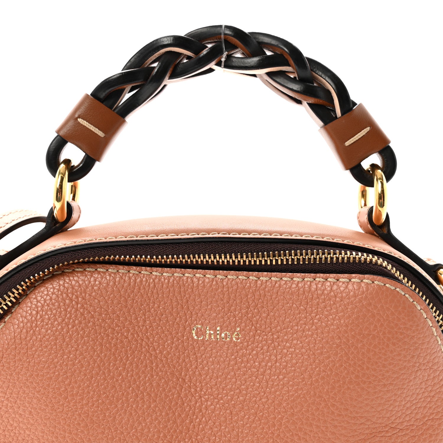 Chloe Calfskin Mini Daria Chain Bag Peach Bloom 6 of 8