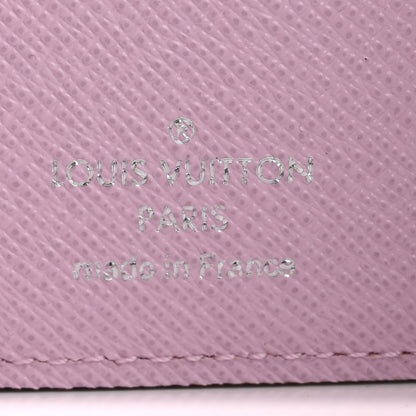 Louis Vuitton Epi Tropical Victorine Wallet Blue Rose 6 of 9