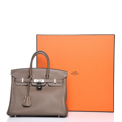 Hermes Swift Birkin 25 Etoupe 26 of 26