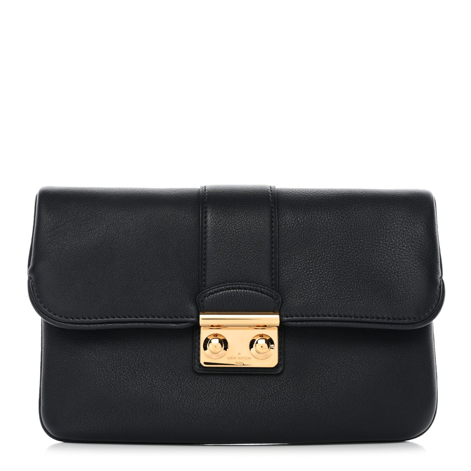 Louis Vuitton Calfskin Slim Clutch MM Sofia Coppola Cobalt 1 of 9