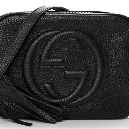 Gucci Pebbled Calfskin Small Soho Disco Bag Black 8 of 13