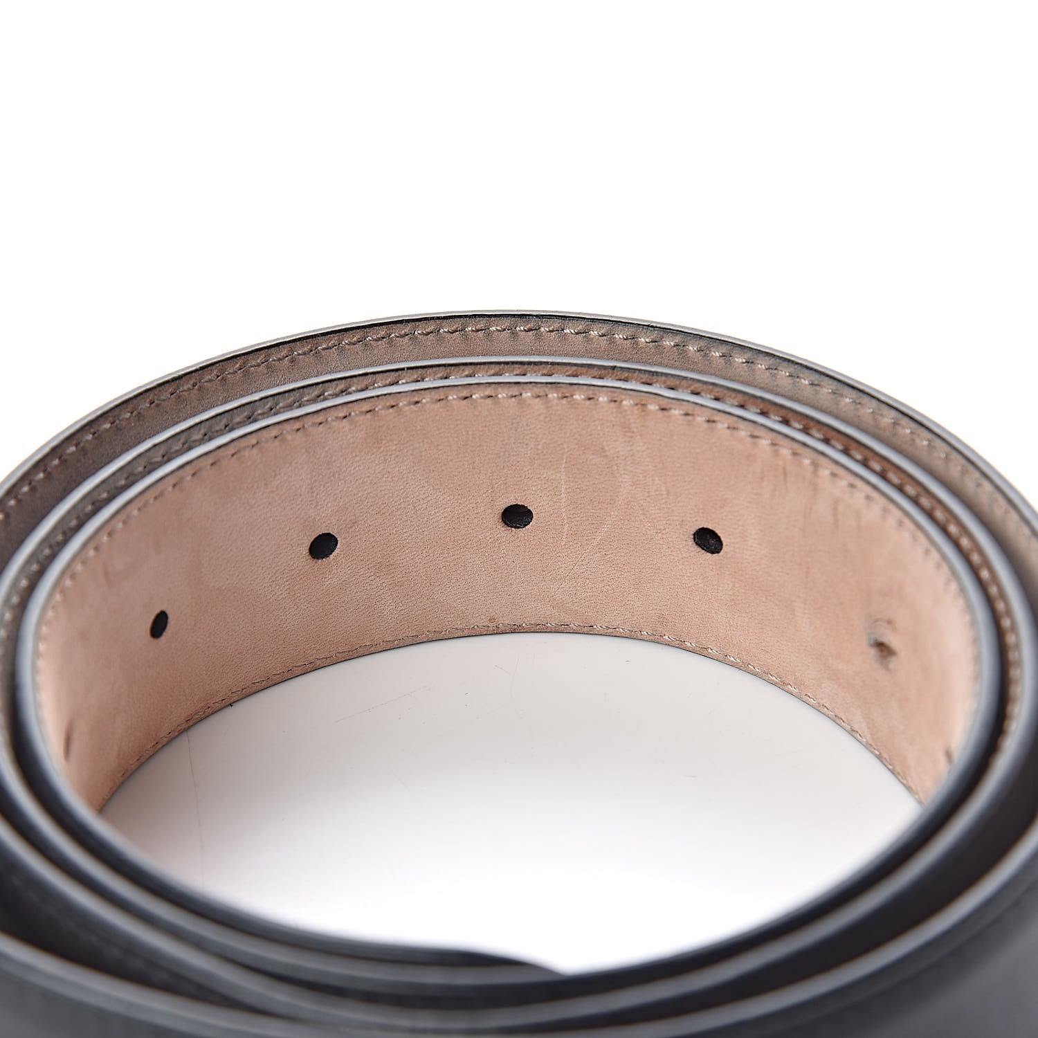 Gucci Calfskin Interlocking G 37mm Belt 105 42 Black 8 of 9