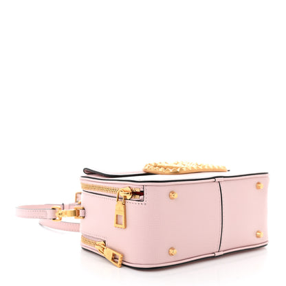 Valentino Garavani Grainy Calfskin Rockstud Alcove Top-Handle Crossbody Bag Rose Quartz 4 of 10