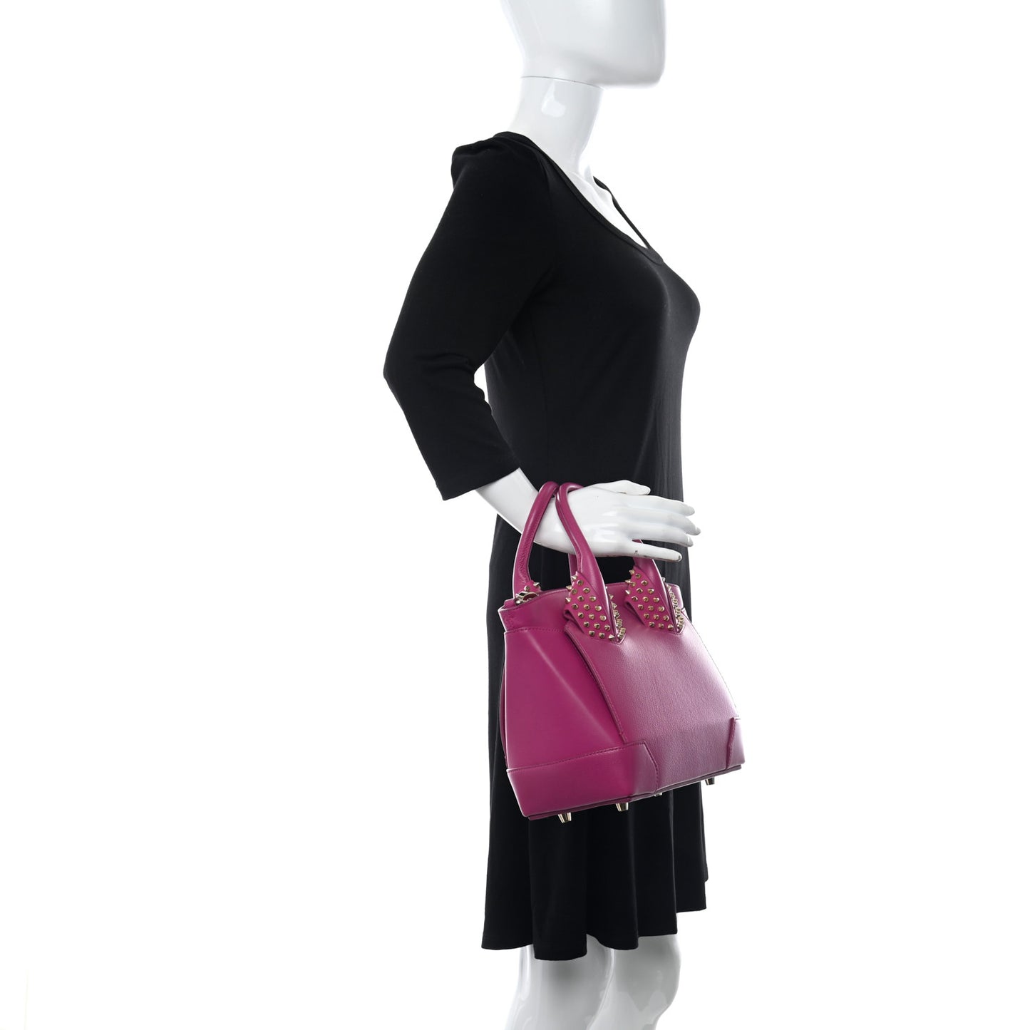 Calfskin Small Eloise Tote Fuchsia