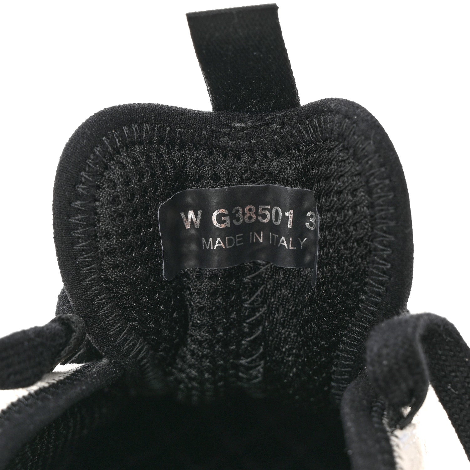 Chanel Velvet Calfskin Mixed Fibers CC Sneakers 39 Ivory Black 8 of 9