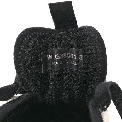 Chanel Velvet Calfskin Mixed Fibers CC Sneakers 39 Ivory Black 8 of 9