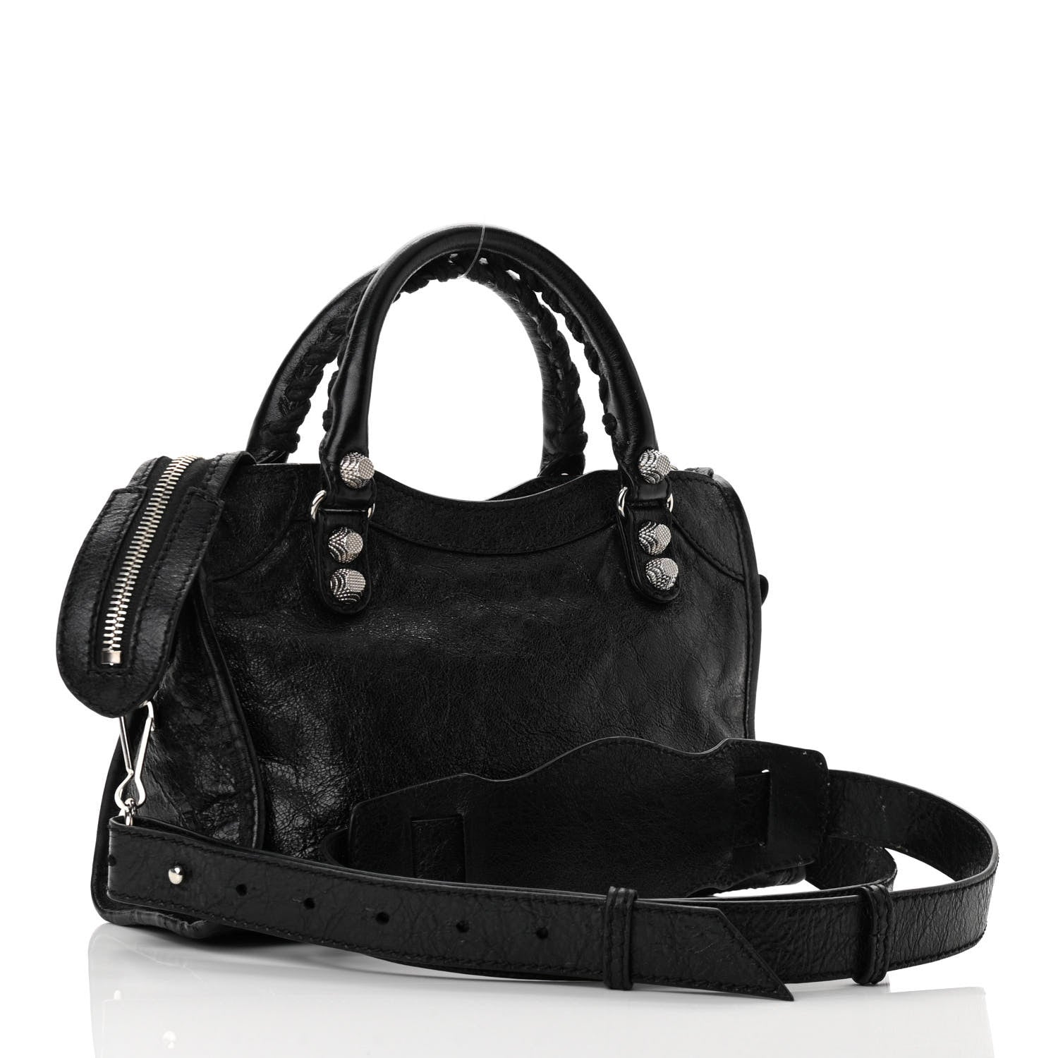 Balenciaga Agneau Giant 12 Silver Hardware Mini City Black 3 of 10