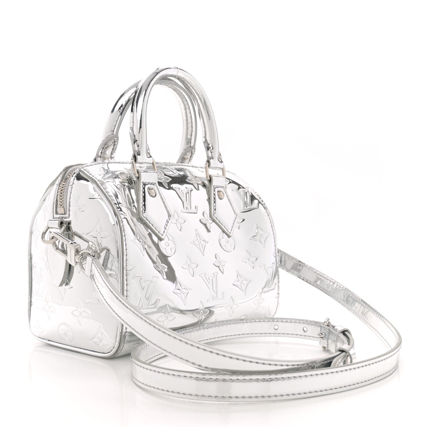 Monogram Miroir Speedy Bandouliere 20 Silver
