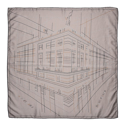 Hermes Silk Pique Sellier Scarf 70 1 of 8