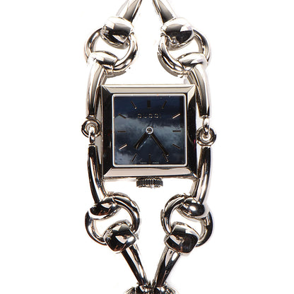 Gucci Stainless Steel Blue Mother of Pearl 20mm Signoria Quartz Watch 1 of 5