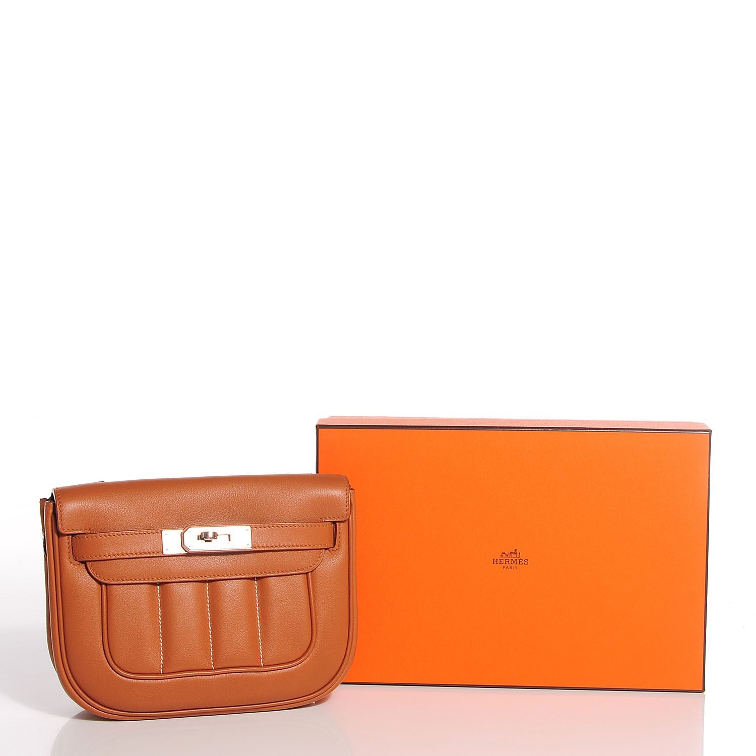 Hermes Veau Swift Mini Sac Berline Gold 14 of 14