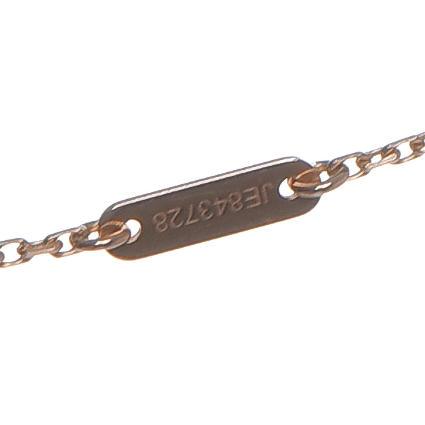 18K Rose Gold Carnelian Sweet Alhambra Pendant Necklace