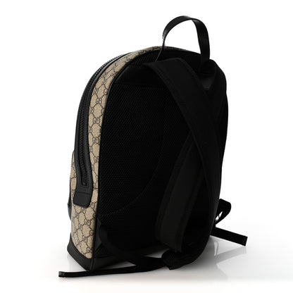 Gucci GG Supreme Monogram Medium Backpack Black 5 of 19