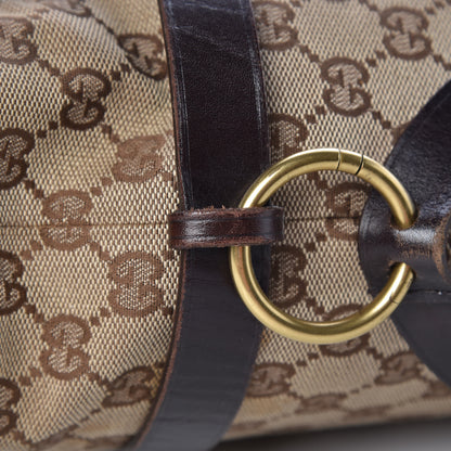 Gucci Monogram Calfskin Tote Dark Brown 19 of 19