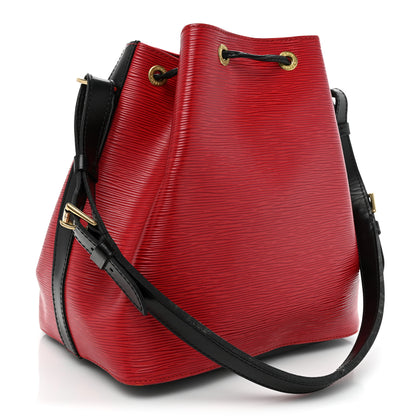 Louis Vuitton Epi Petit Noe Red Black 3 of 15