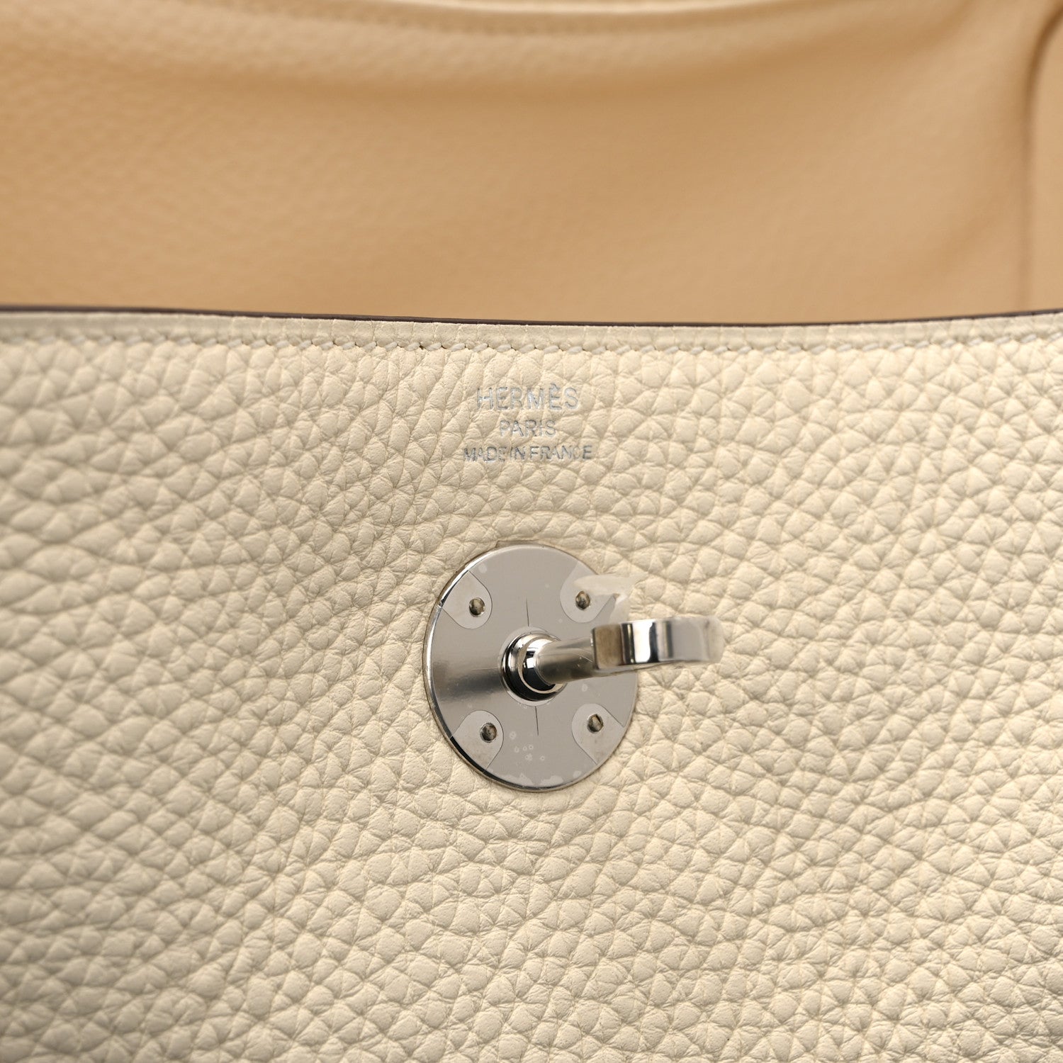 Hermes Taurillon Clemence Lindy 26 Nata 6 of 10