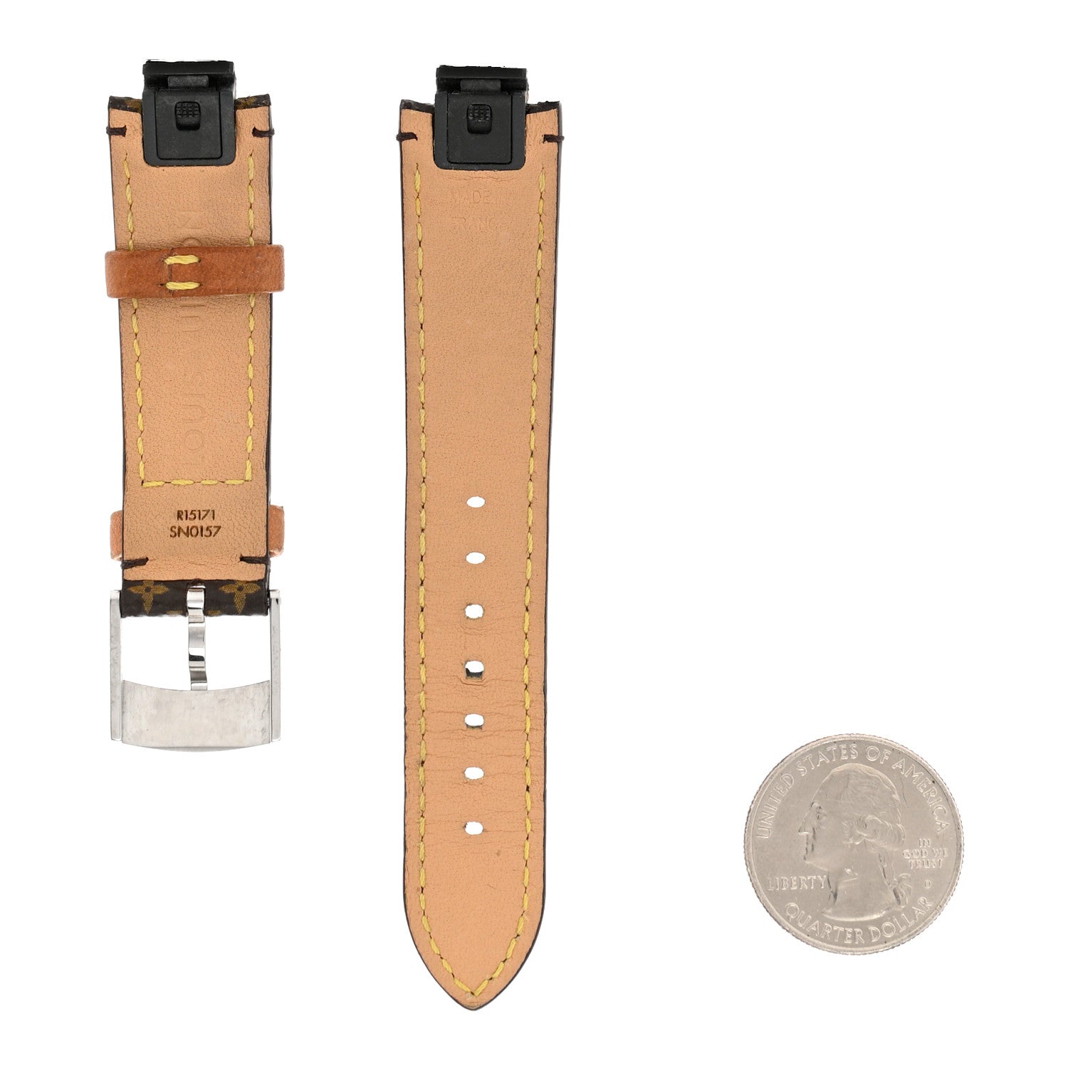 Louis Vuitton Monogram Tambour Watch Strap M 2 of 5