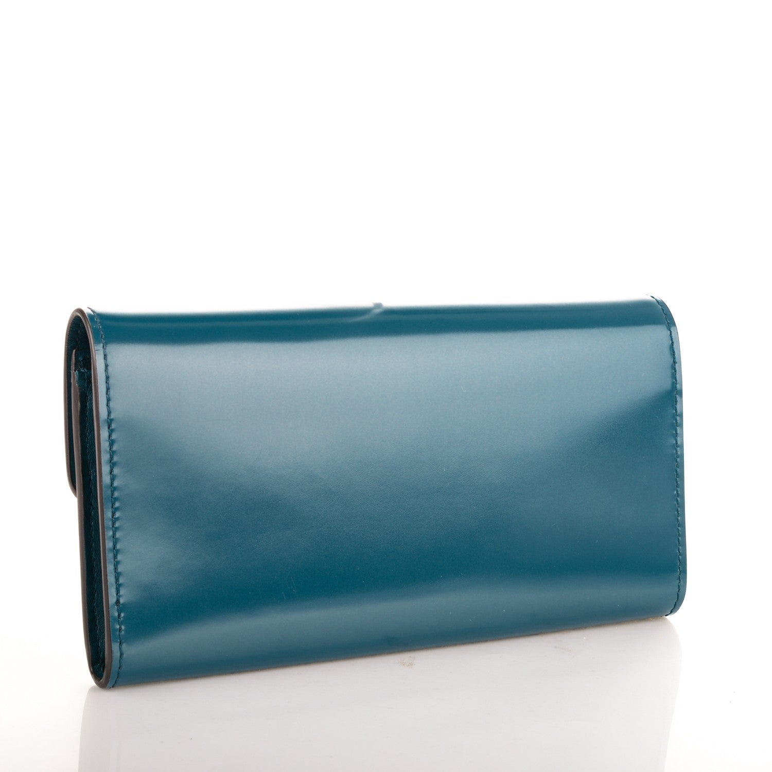 Gucci Shade Lux Calfskin Icon Continental Wallet Dusty Avio 3 of 7