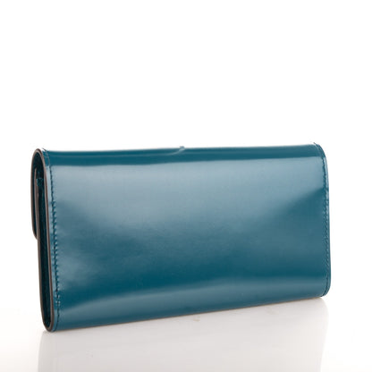 Gucci Shade Lux Calfskin Icon Continental Wallet Dusty Avio 3 of 7