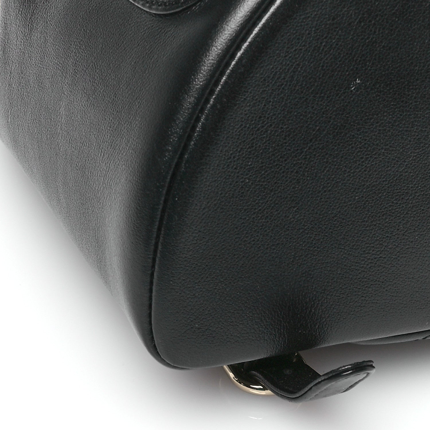 Chanel Calfskin Quilted Large Duma Pockets Drawstring Backpack Black 9 of 11