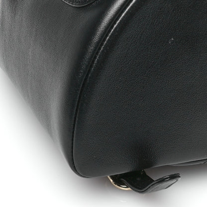 Chanel Calfskin Quilted Large Duma Pockets Drawstring Backpack Black 9 of 11