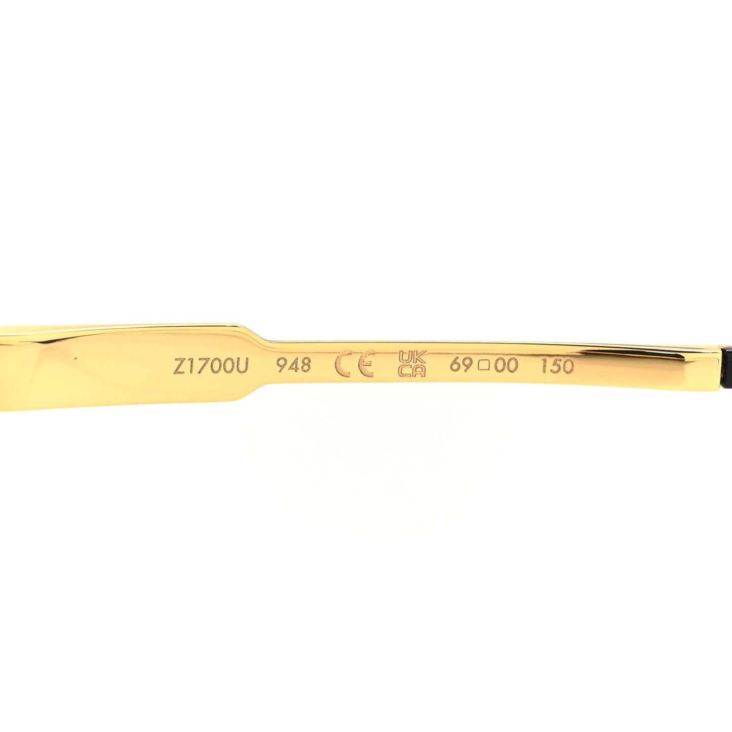 Acetate Swarovski Crystal Cyclone Sunglasses Z1700U Gold