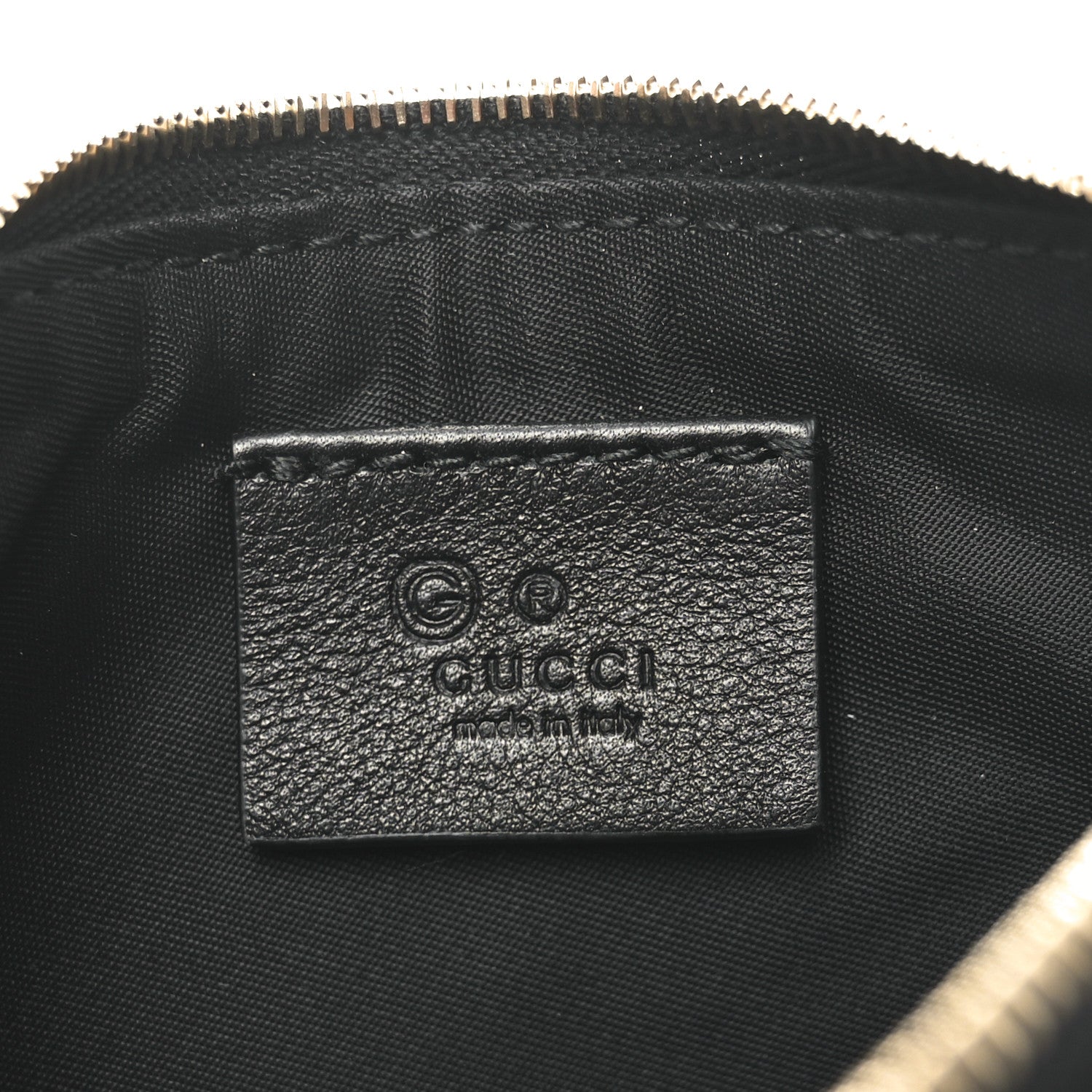 Gucci Microguccissima Key Ring Coin Case Black 6 of 8