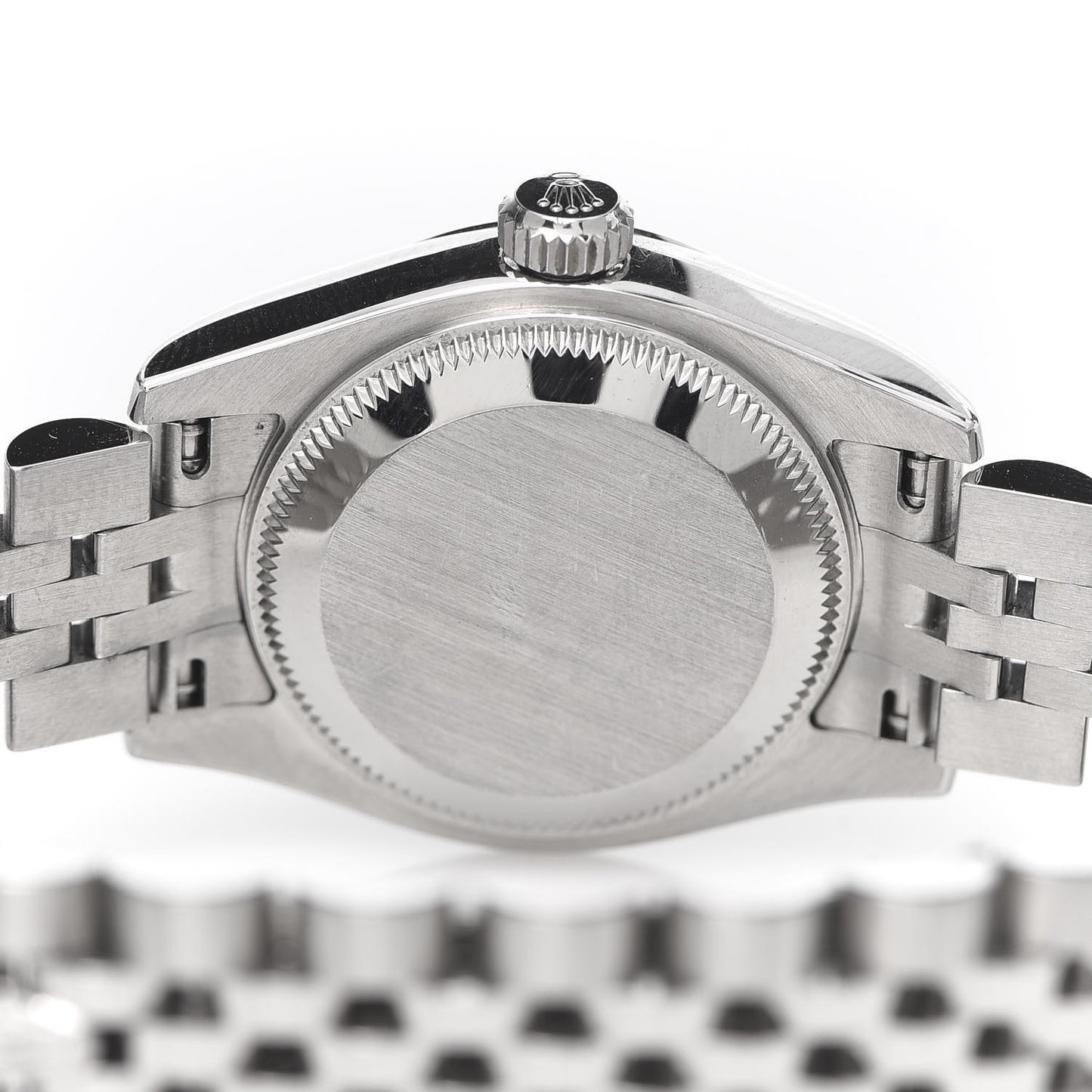 Stainless Steel 18K White Gold 26mm Oyster Perpetual Datejust Watch Black Roman 179174