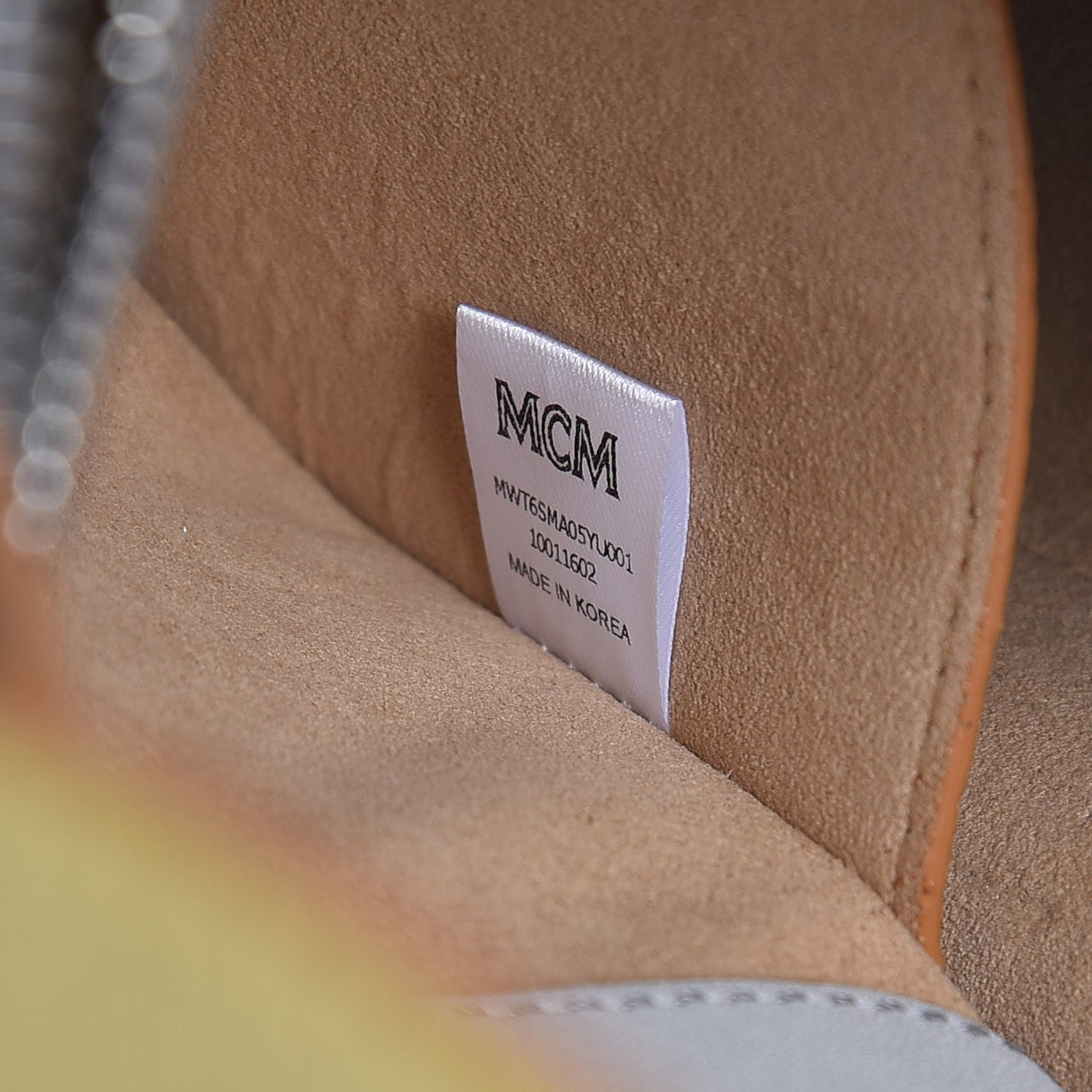 Grained Calfskin Mini Milla Tote Custard Yellow