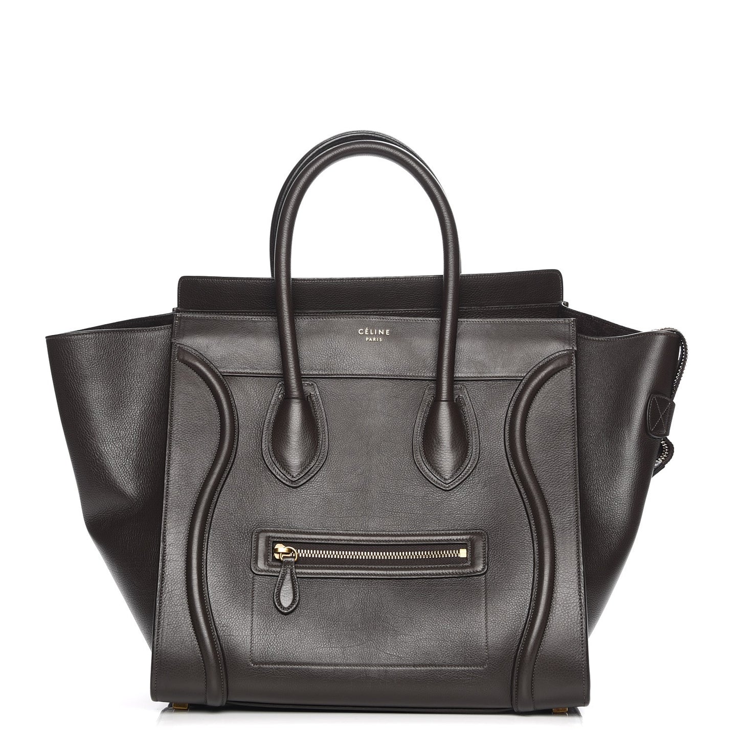 Soft Grained Calfskin Mini Luggage Brown