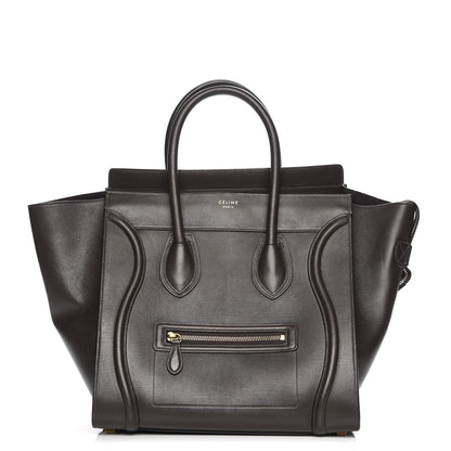 Celine Soft Grained Calfskin Mini Luggage Brown 1 of 7