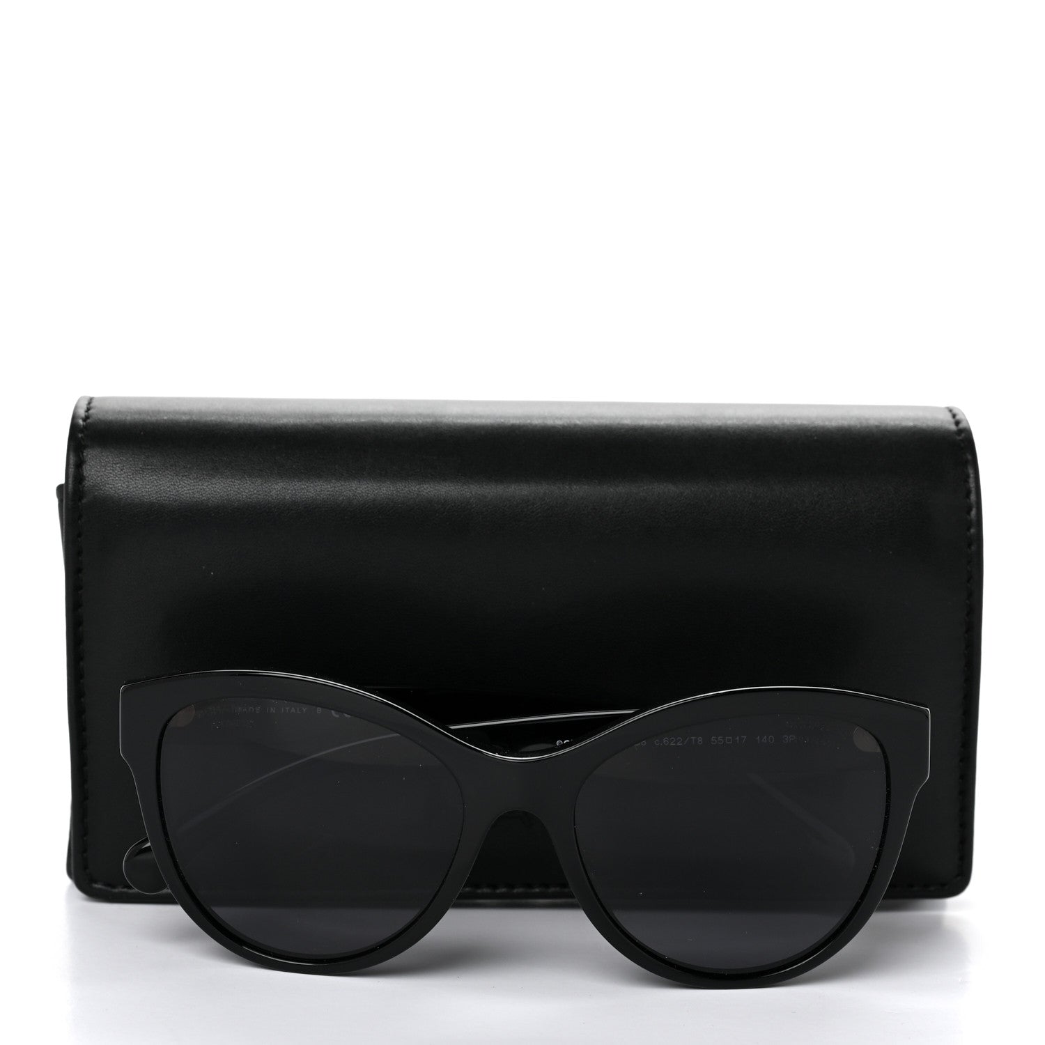 Chanel Acetate Pantos Logo Sunglasses 5458 Black 8 of 8