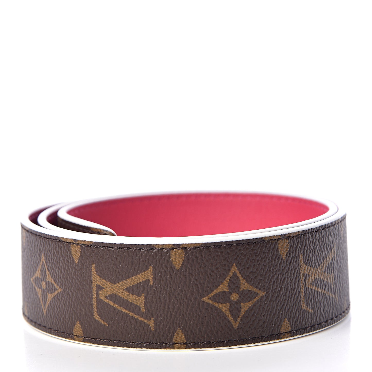 Monogram Bandouliere Shoulder Strap Hot Pink