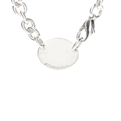 Tiffany Sterling Silver Return to Oval Tag Choker Necklace 5 of 5