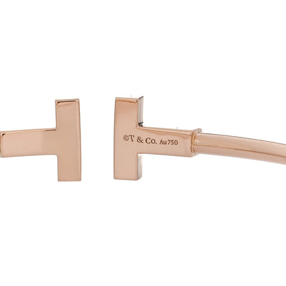 Tiffany 18K Rose Gold T Wire Bracelet 3 of 3