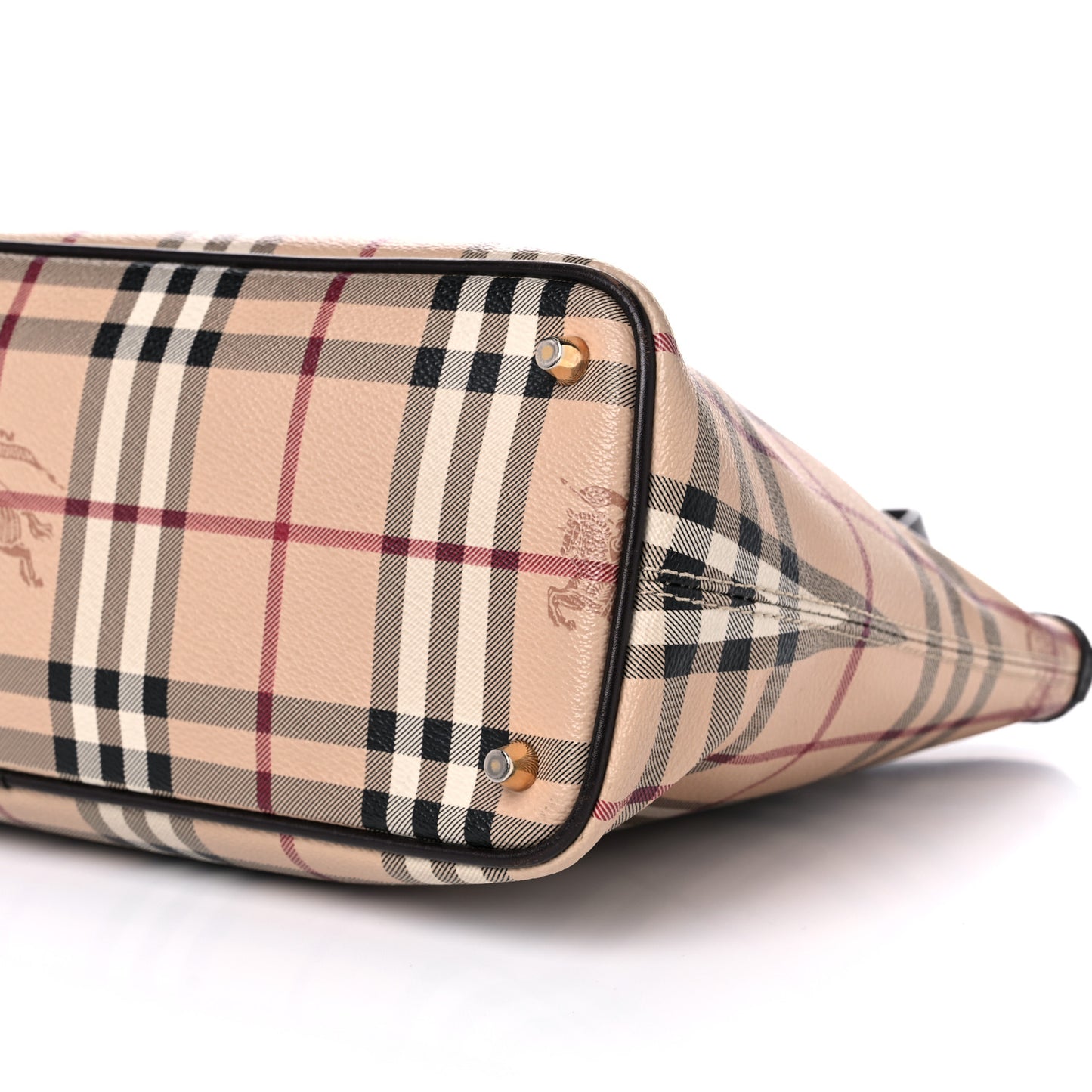 Haymarket Check Nick Tote Chocolate
