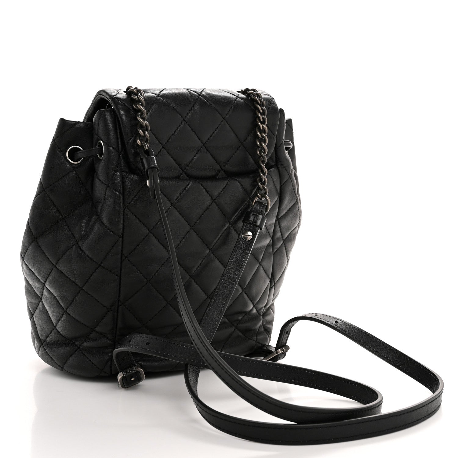 Chanel Lambskin Quilted Daily Supple Backpack Black 3 of 15