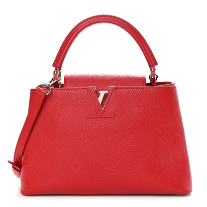 Louis Vuitton Taurillon Capucines PM Rubis 1 of 15