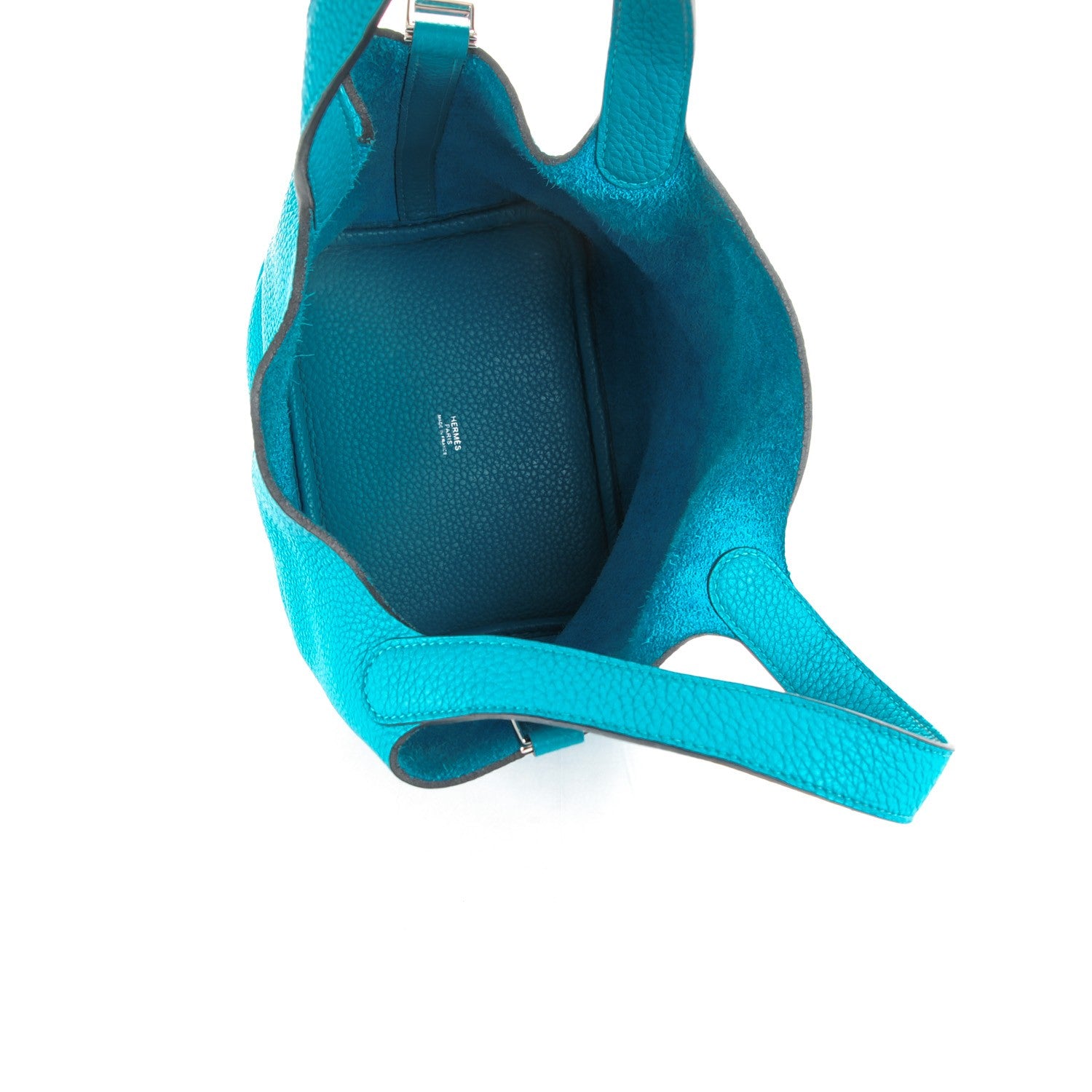 Hermes Taurillon Clemence Picotin Lock 18 PM Turquoise 5 of 7