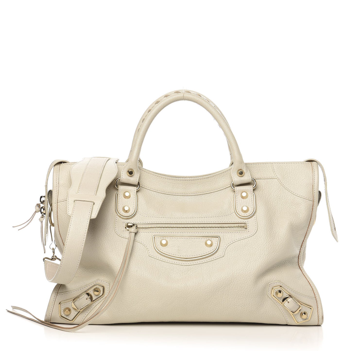 Chevre Gold Metallic Edge Hardware City Ivoire