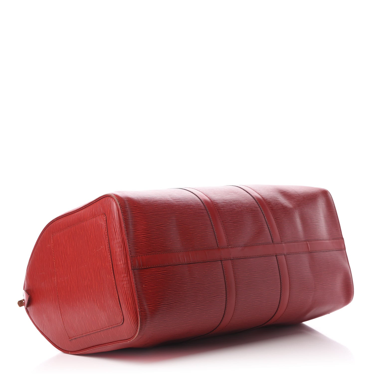 Louis Vuitton Epi Keepall 50 Castillan Red 3 of 19