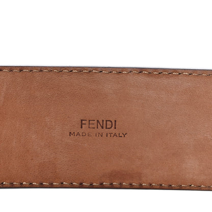 Fendi Vitello F is Fendi Bi-Color FF 1974 Embossed Belt 70 28 Maya Black 4 of 9